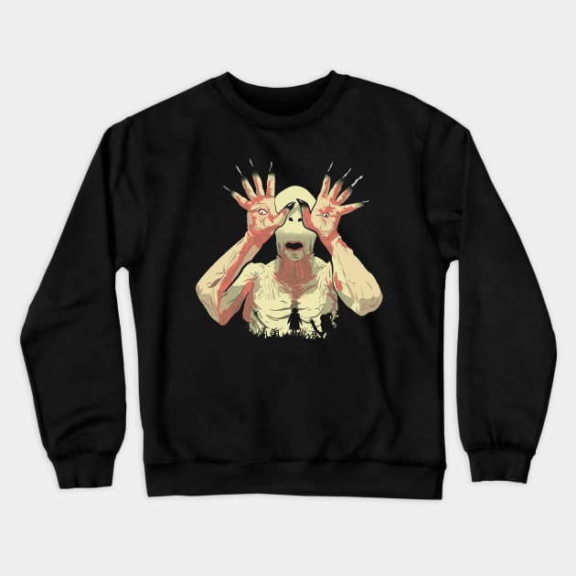 Pale Man Crewneck Sweatshirt by ManuLuce